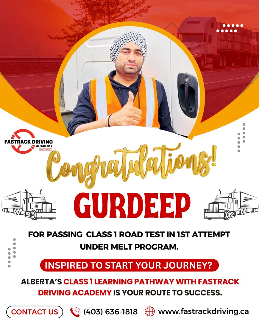 Congratulations, Gurdeep Singh!