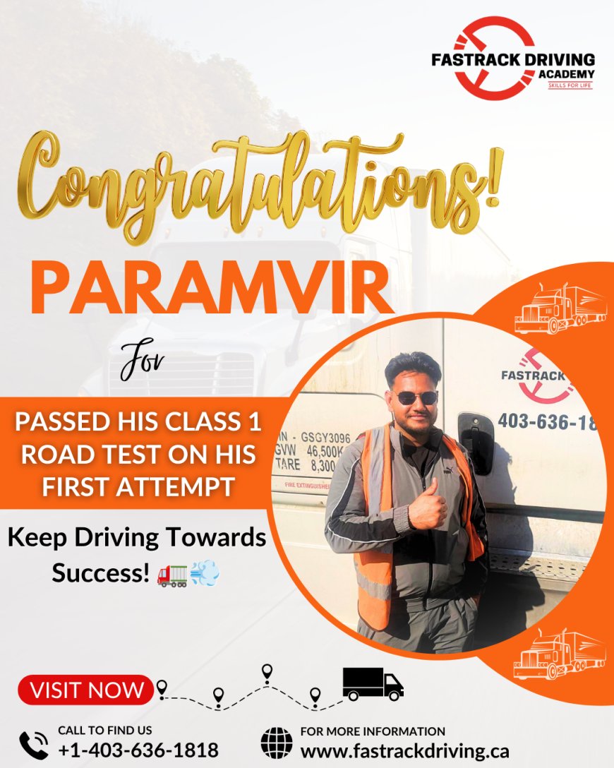 Congratulations, Paramvir Singh! 